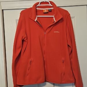 Merrell Women's Orange Fleece Utility Jacket
